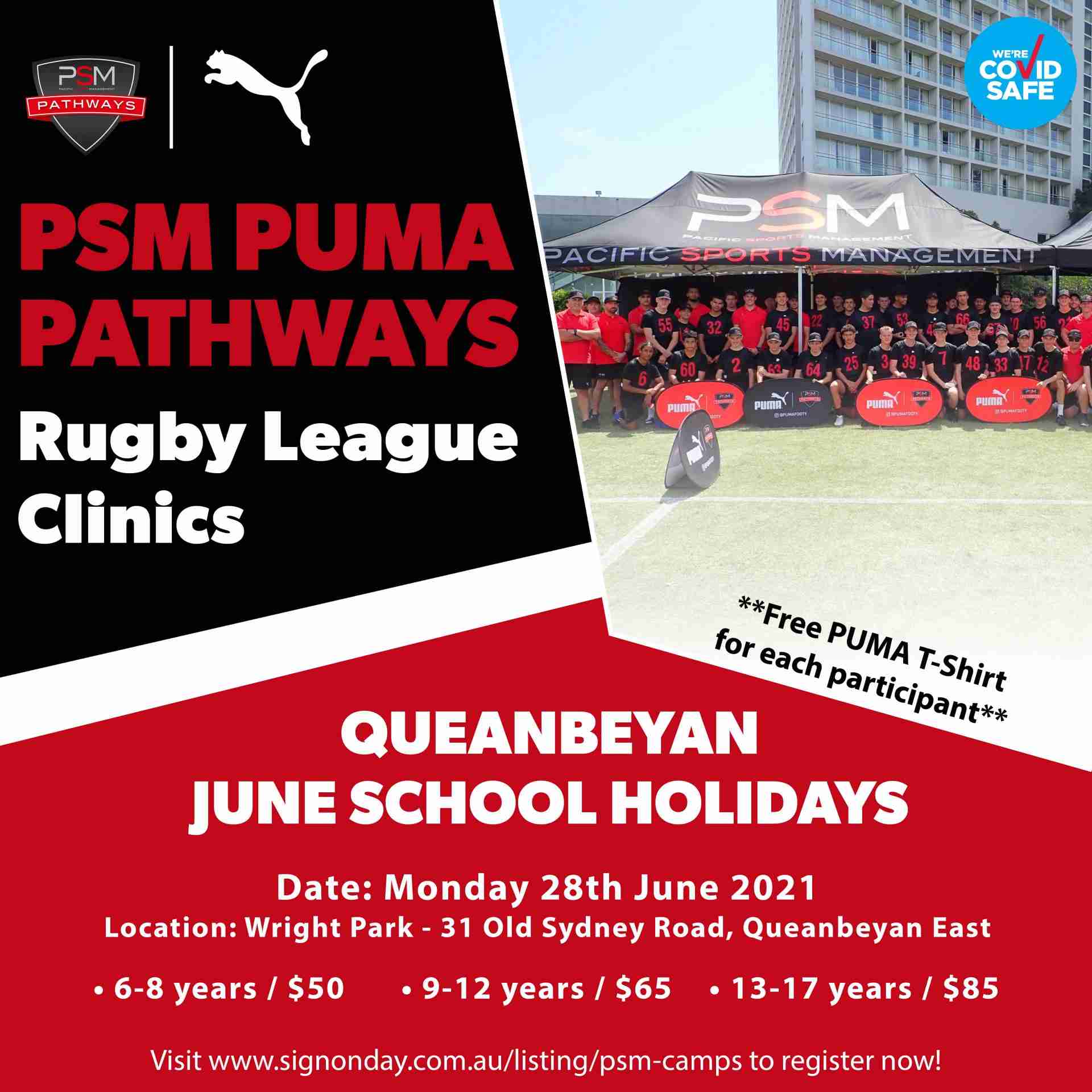 Read more about the article Juniors: School Holiday Clinics 28/29 June