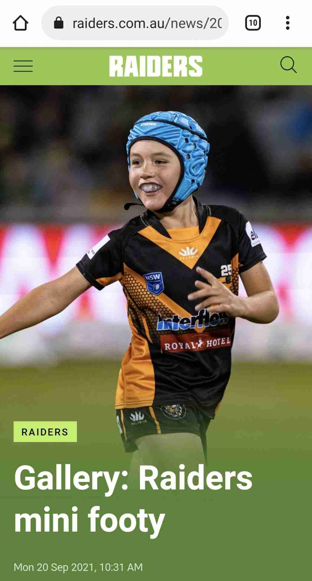 Read more about the article Juniors: Photos from Raiders mini footy 2021