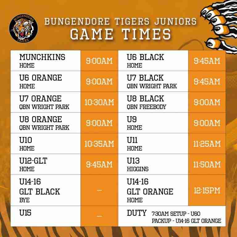 Read more about the article Juniors: Round 3 game times