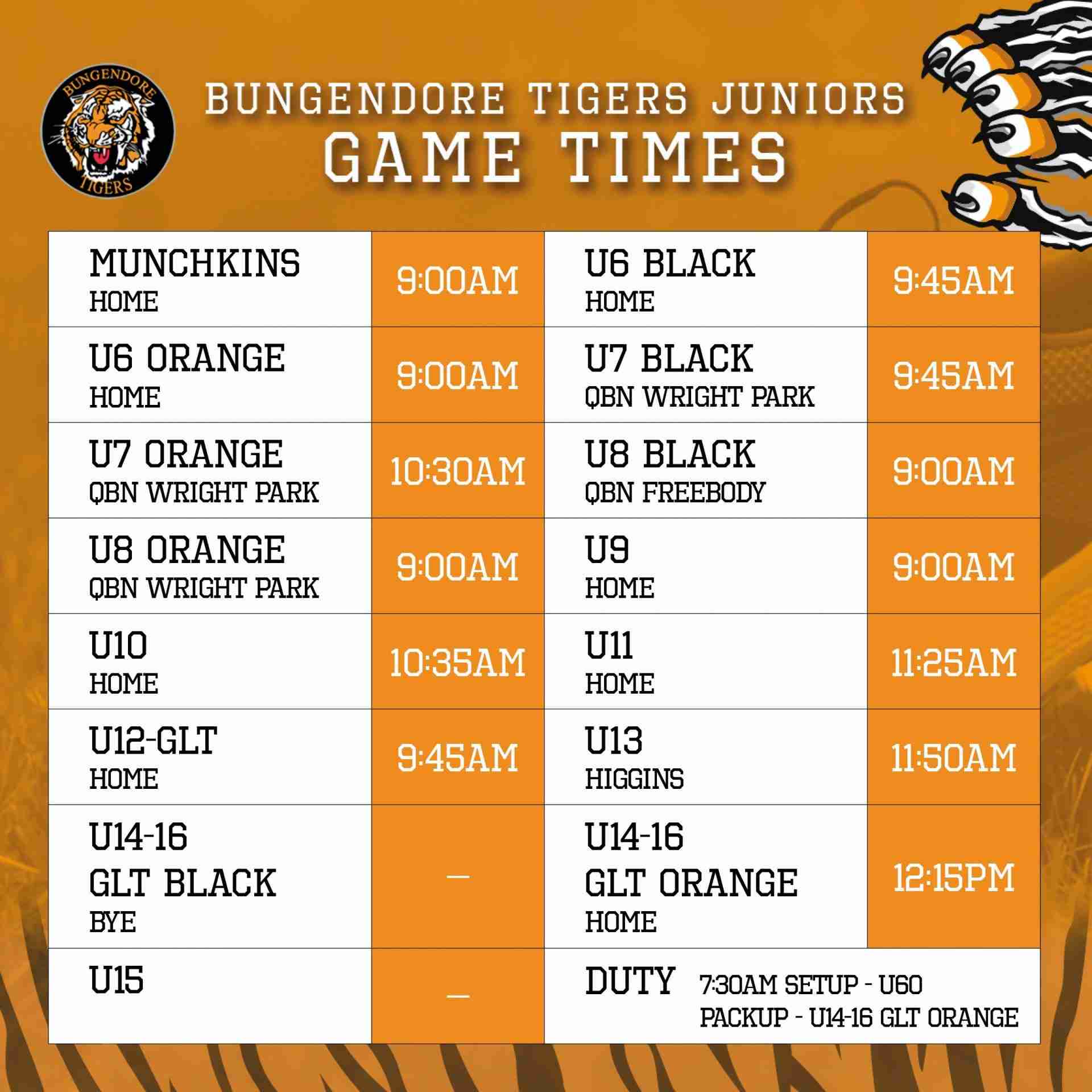 Read more about the article Juniors: Round 3 game times