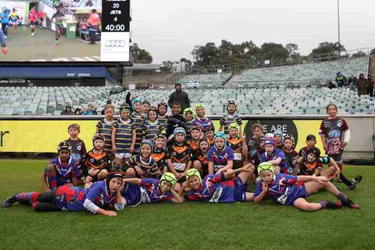 Read more about the article Juniors: U8 Orange play at GIo Stadium