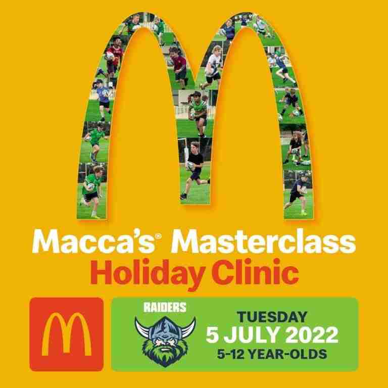 Read more about the article Juniors: Macca’s Masterclass Holiday Clinic