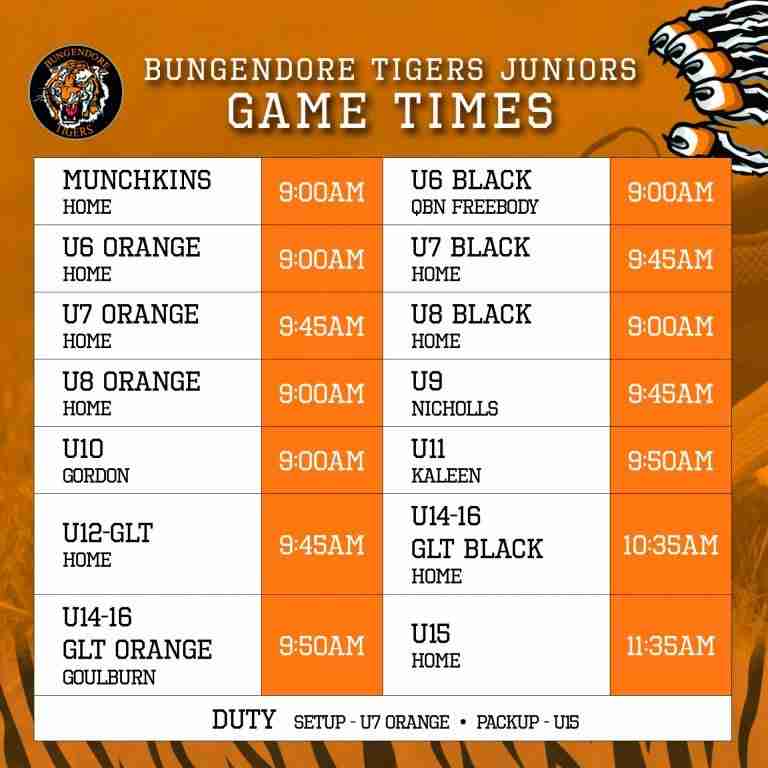 Read more about the article Juniors: Round 7 game times