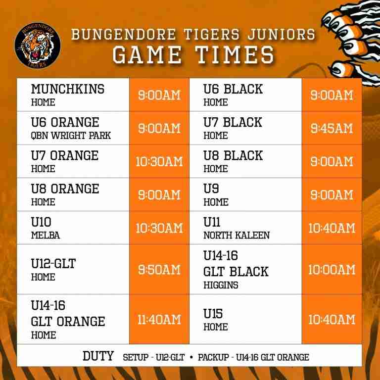 Read more about the article Juniors: Round 10 game times