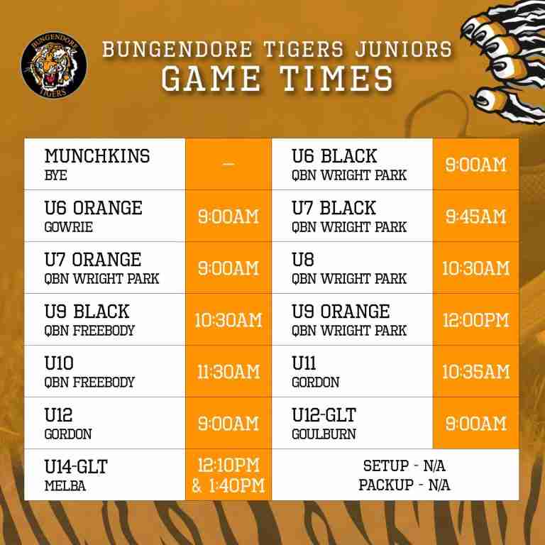 Read more about the article Juniors: Round 8 Game Times (and Score Raiders game)