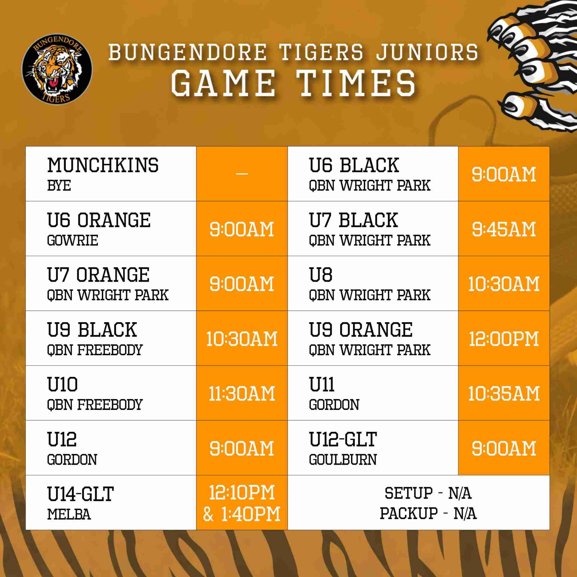 Read more about the article Juniors: Round 8 Game Times (and Score Raiders game)