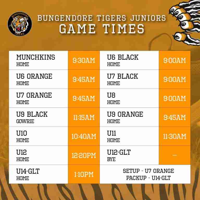 Read more about the article Juniors: Round 9 game times