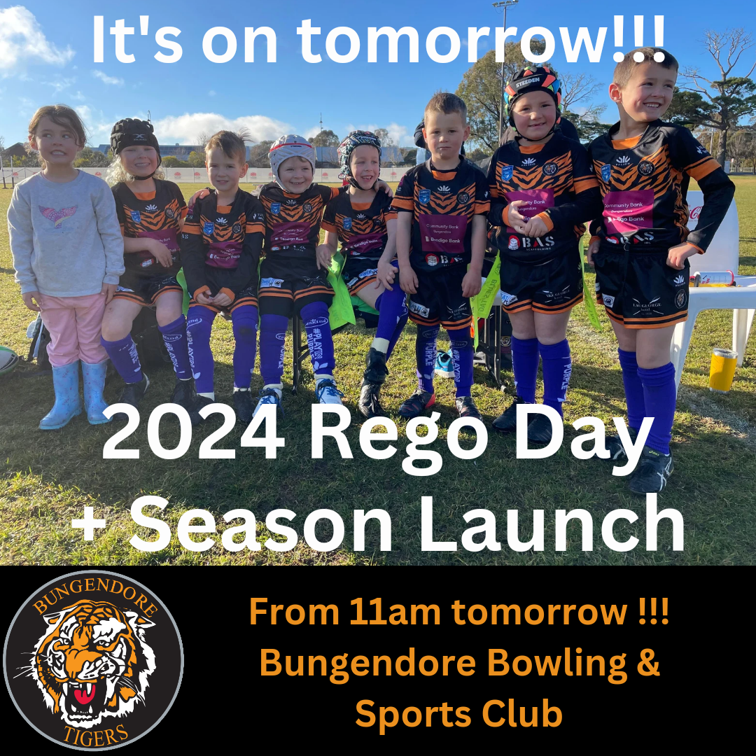 Read more about the article Juniors: Rego Day is tomorrow!