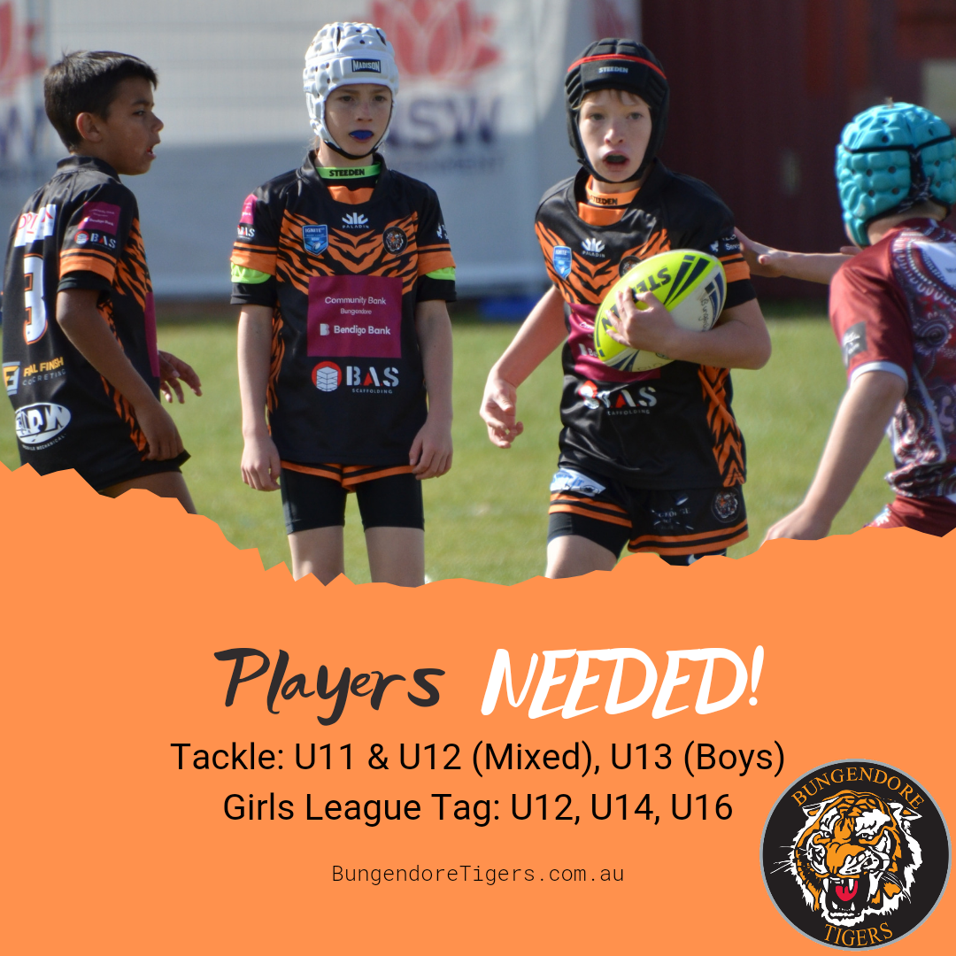 Read more about the article Juniors: Players wanted – tackle and tag