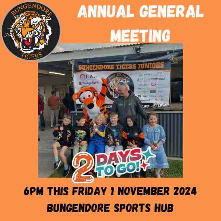 Read more about the article Juniors: Only two days til our AGM!