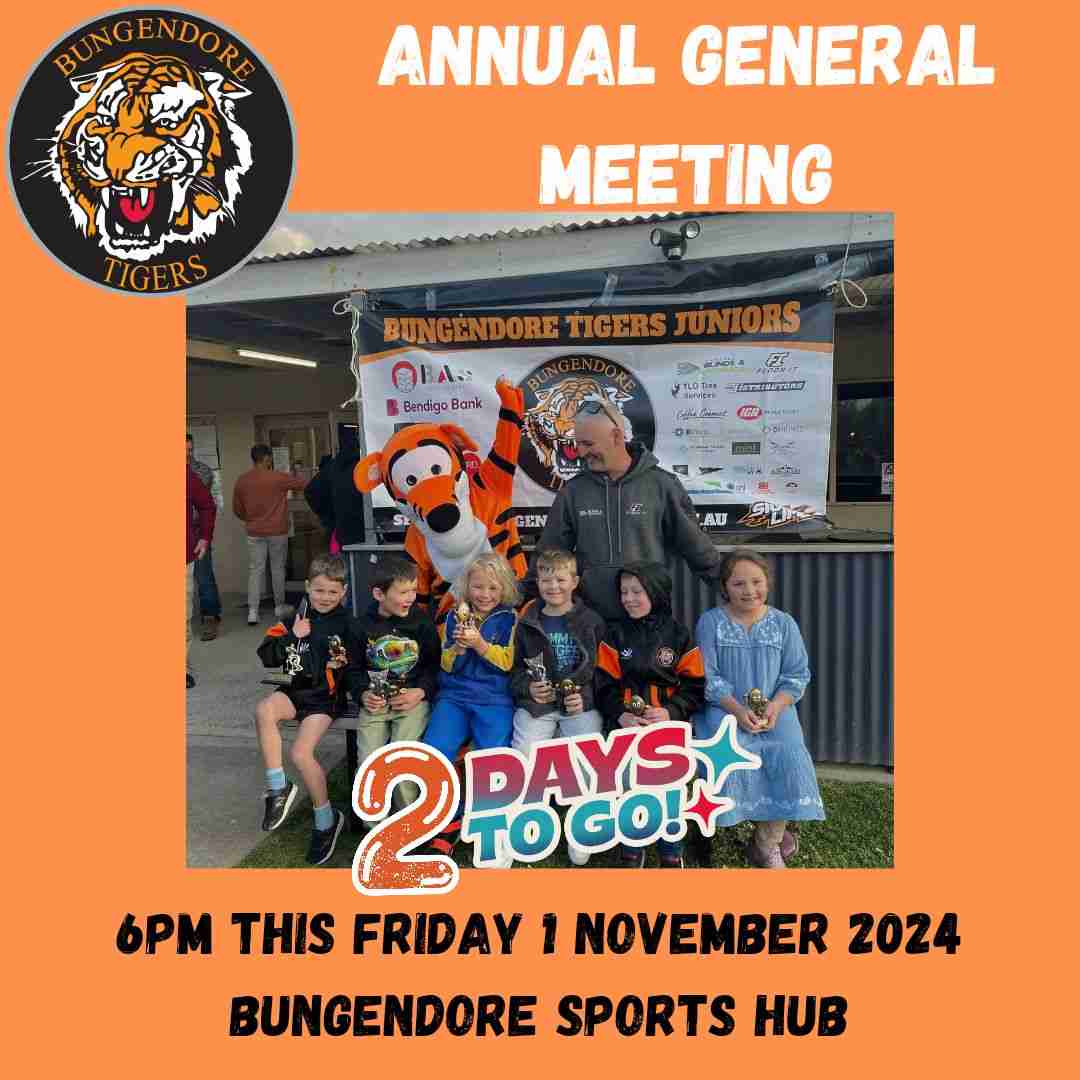Read more about the article Juniors: Only two days til our AGM!